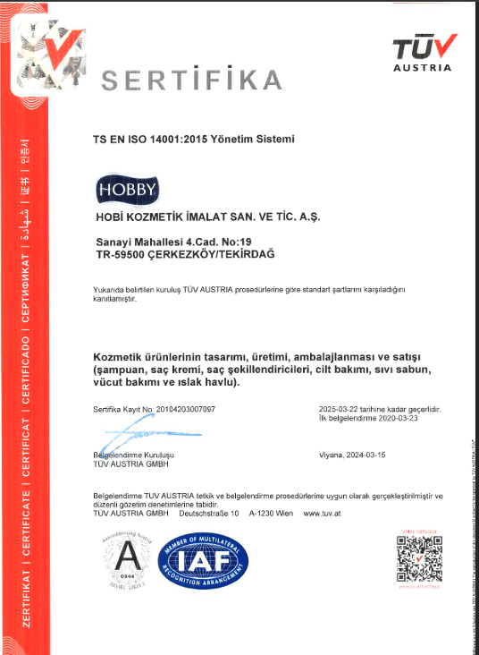 ISO 45001 ISO 14001 Sertifikalari