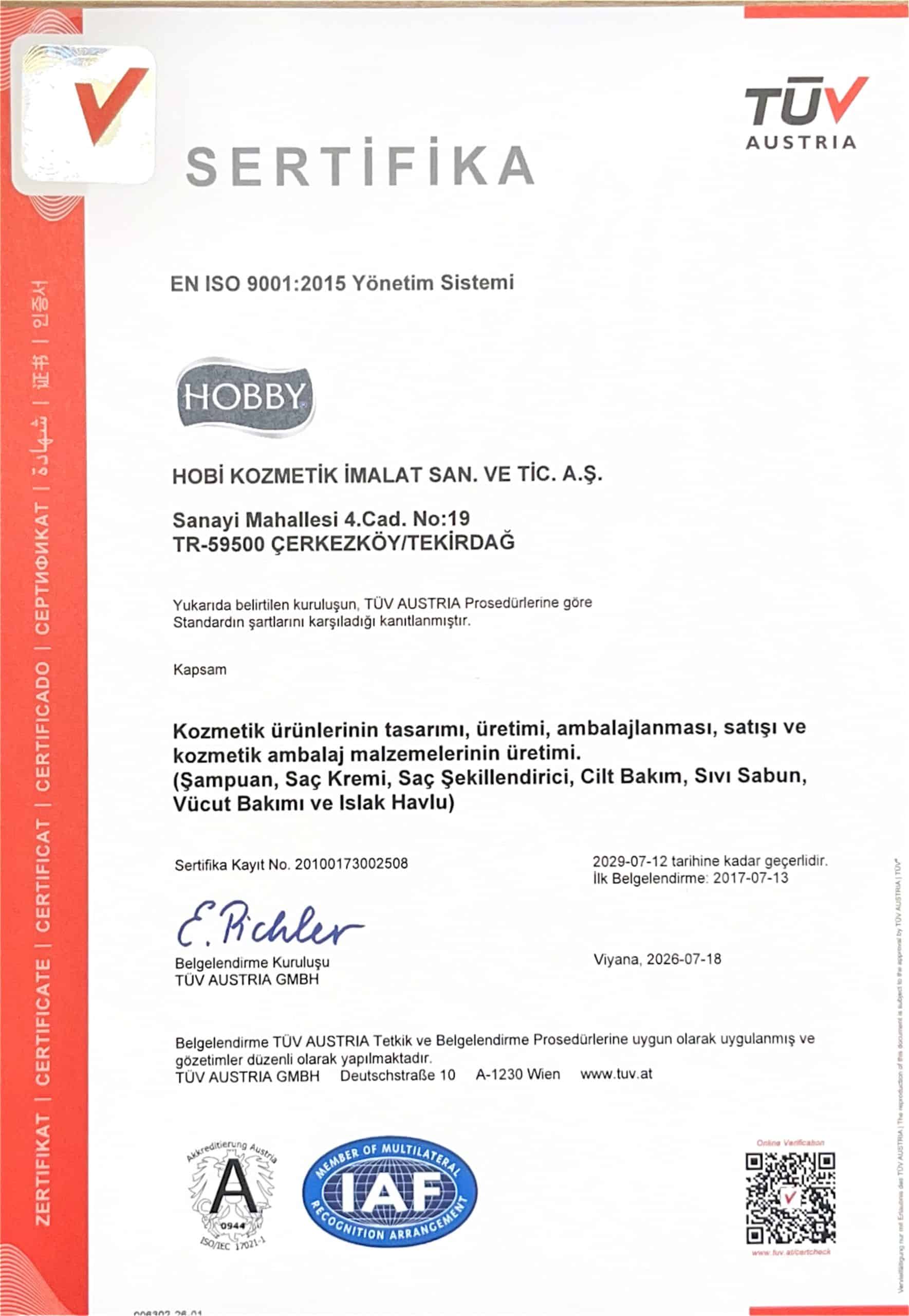 3 TR ISO 9001 2015 KYS